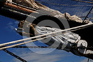 Figurehead of an ancient sailing ship