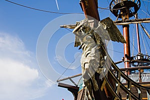 Figurehead of bulgarian ship photo