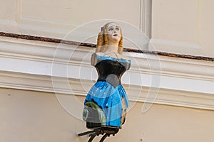 Figurehead Woman on housefacade photo