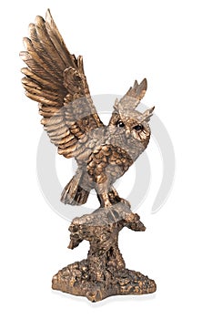 Figurine of a flying owl