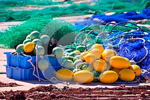 Fihing tackle in Formentera Mediterranean islands