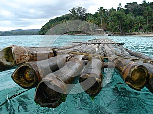 Fiji Bamboo Raft 4 photo