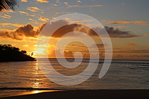 Fiji Beach Sunset