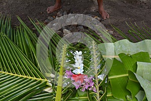 Fijian food Lovo in Fiji Islands