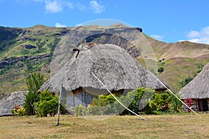 Fijian traditionally built houses