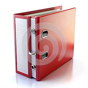 File Binder isolated on white background