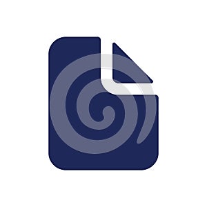 File black glyph ui icon