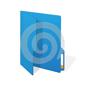 File computer folder icon isolated on white background