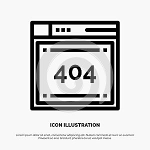 File, Computing, Code, Coding Vector Line Icon