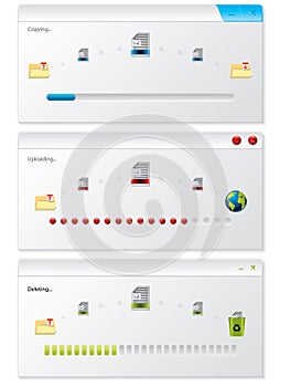 File copy progress indicator windows