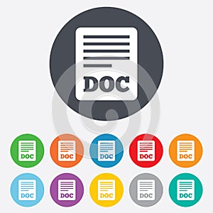 File document icon. Download doc button.