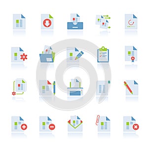 File and document icons