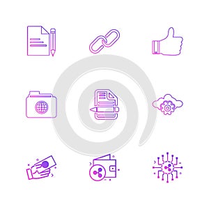 file , document , weblink , like , folder , global , file , text