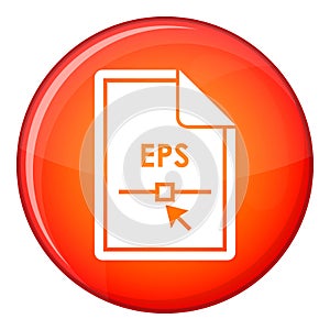 File EPS icon, flat style