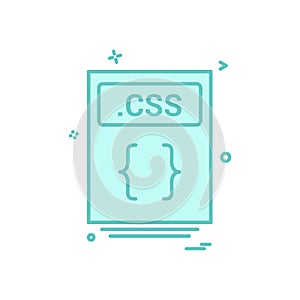 file files css icon vector design