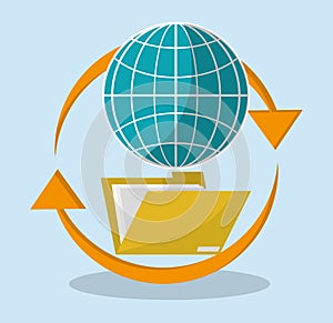 File folder around global