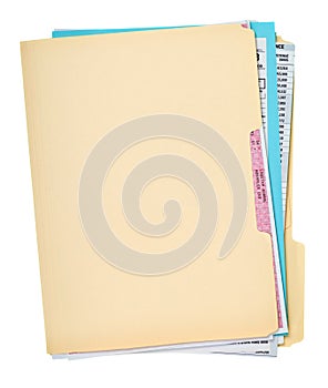 File Folder with Documents photo