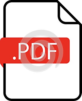 File format flat icon set document signs vector