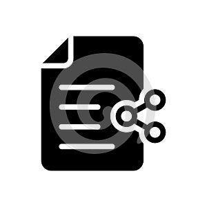 File  glyph flat icon