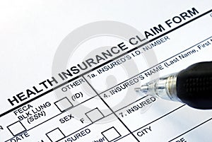 File the health insurance claim form