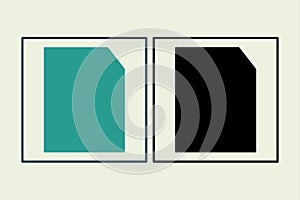 File icon. icon related to UI elements. suitable for web site, app, user interfaces,element, printable etc. solid icon style.