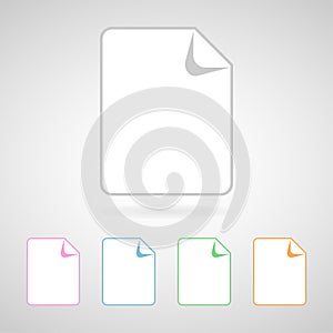 File icons set great for any use. Vector EPS10.