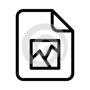 File image line VECTOR icon
