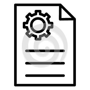 File Isolated Vector Icon which can easily modify