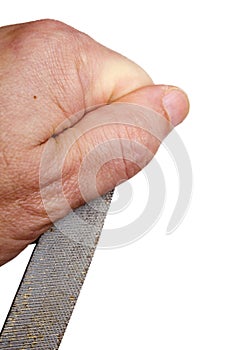 File isolated on a white