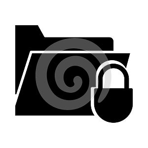 File lock Isolated Vector icon which can easily modify or edit