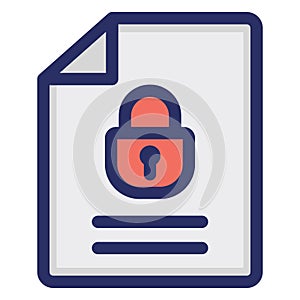 File, malware Isolated Vector icon which can easily modify or edit
