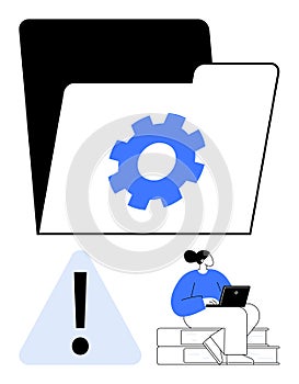 File Management with System Configuration and Digital Workflow Alert Concept