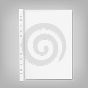 File, paper holder, multifora. Note Paper vector