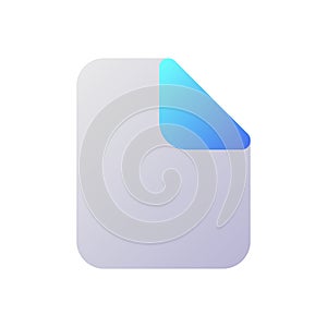 File pixel perfect flat gradient two-color ui icon