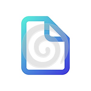 File pixel perfect gradient linear ui icon