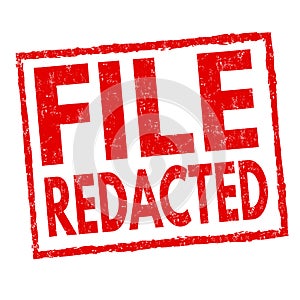 File redacted sign or stamp