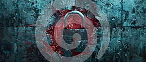 Security hacking, security breach, data loss, cyber threat