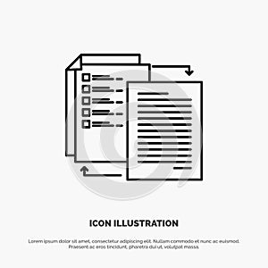 File, Share, Transfer, Wlan, Share it Line Icon Vector