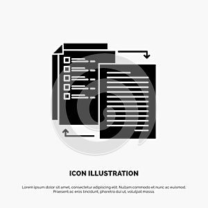 File, Share, Transfer, Wlan, Share it solid Glyph Icon vector