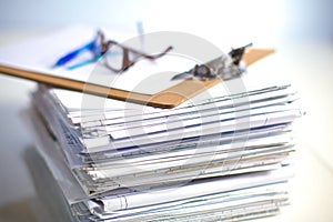 File Stack, file folder with white background