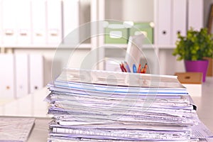 File Stack, file folder with white background