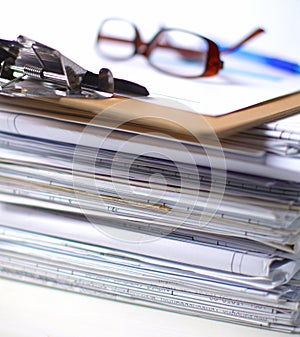 File Stack, folder with white background