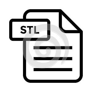 File stl Line icon