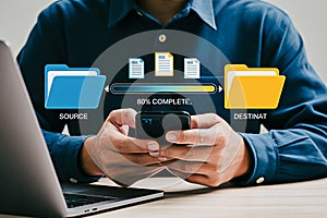 File transfer data transfer process data migration data sharing data backup data sync data management system