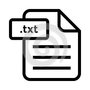 File txt Line icon