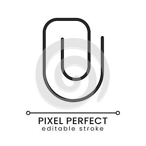 File upload button pixel perfect linear icon