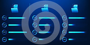 File Upload document Technology with Upload Progress Status, Data Transfer to Cloud Storage, Digital File Management System,