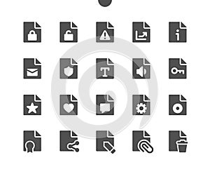 15 File v4 UI Pixel Perfect Well-crafted Vector Solid Icons