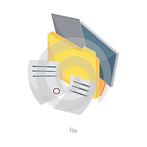 File. Vector illustration decorative design