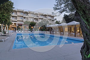 Filerimos Village Hotel and pool Rhodes